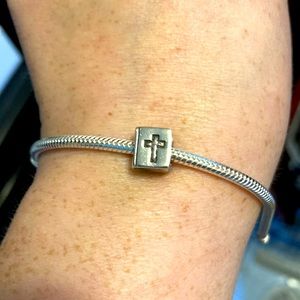 Pandora Bible Charm with Cross